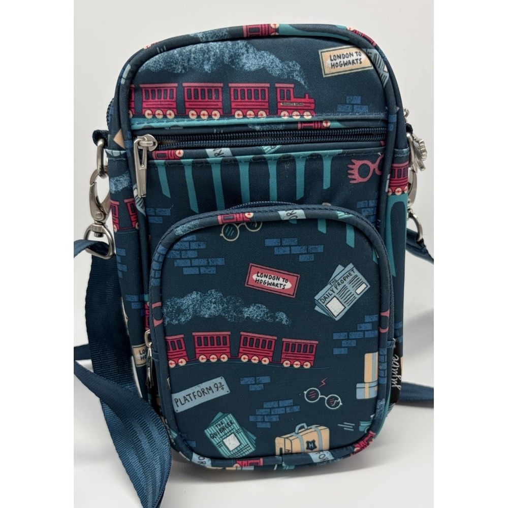 Jujube Platform 9 3/4 Hedwig Hogwarts Harry  Potter Crossbody Bag Helix Blue